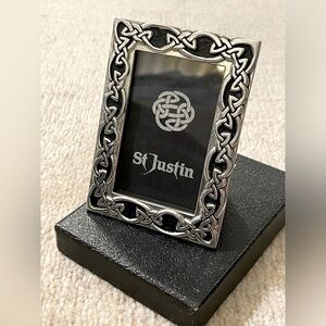 Mini pewter Celtic frame